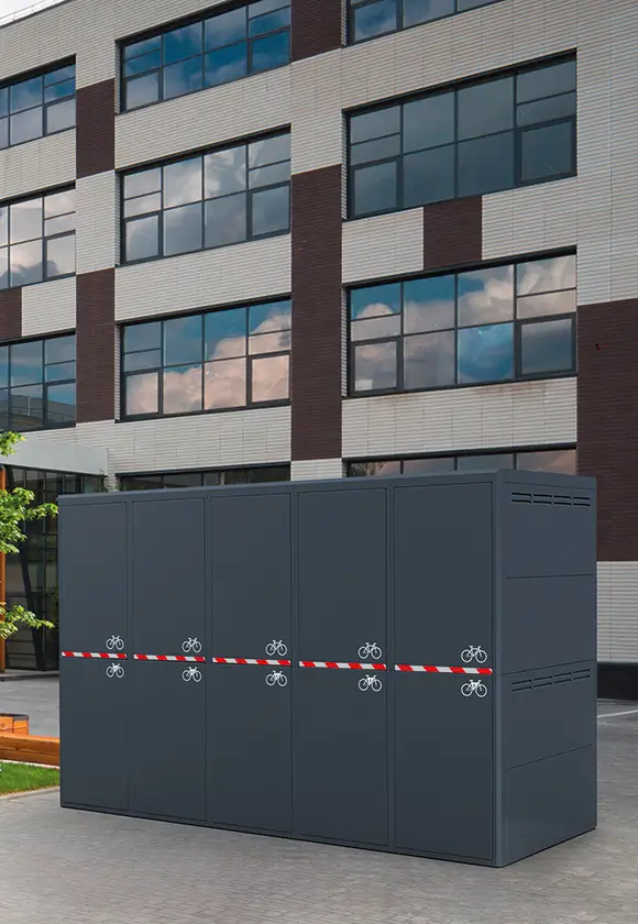 Fahrradgarage FULLERTON-E: Schnell lieferbar