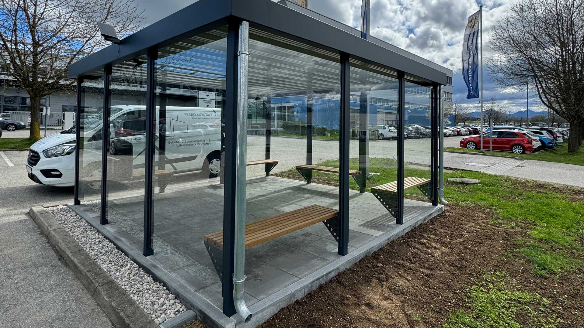 Raucherunterstand FLEXI-BOX in Roitham