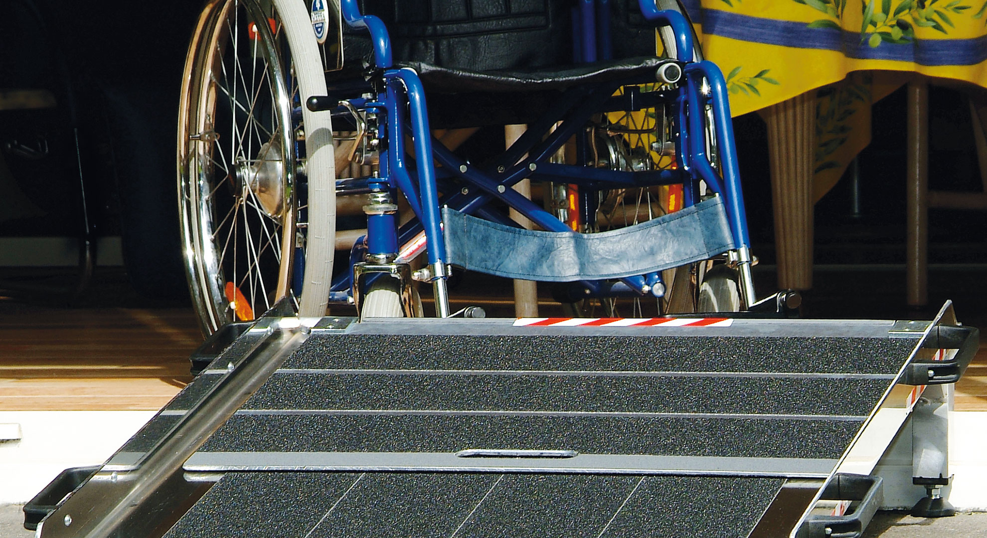 Rampe für den Rollstuhl