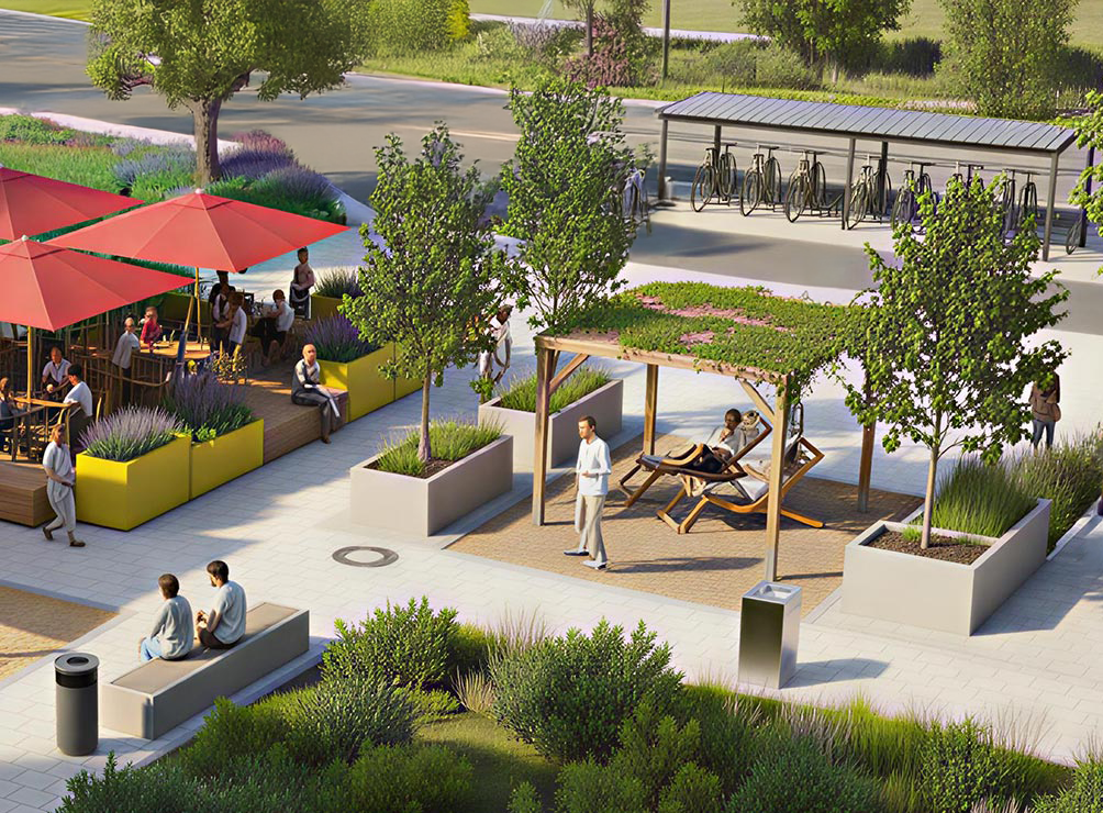 Beispielbild für Klimafreundliche Städte, hitzeresilient gestalten