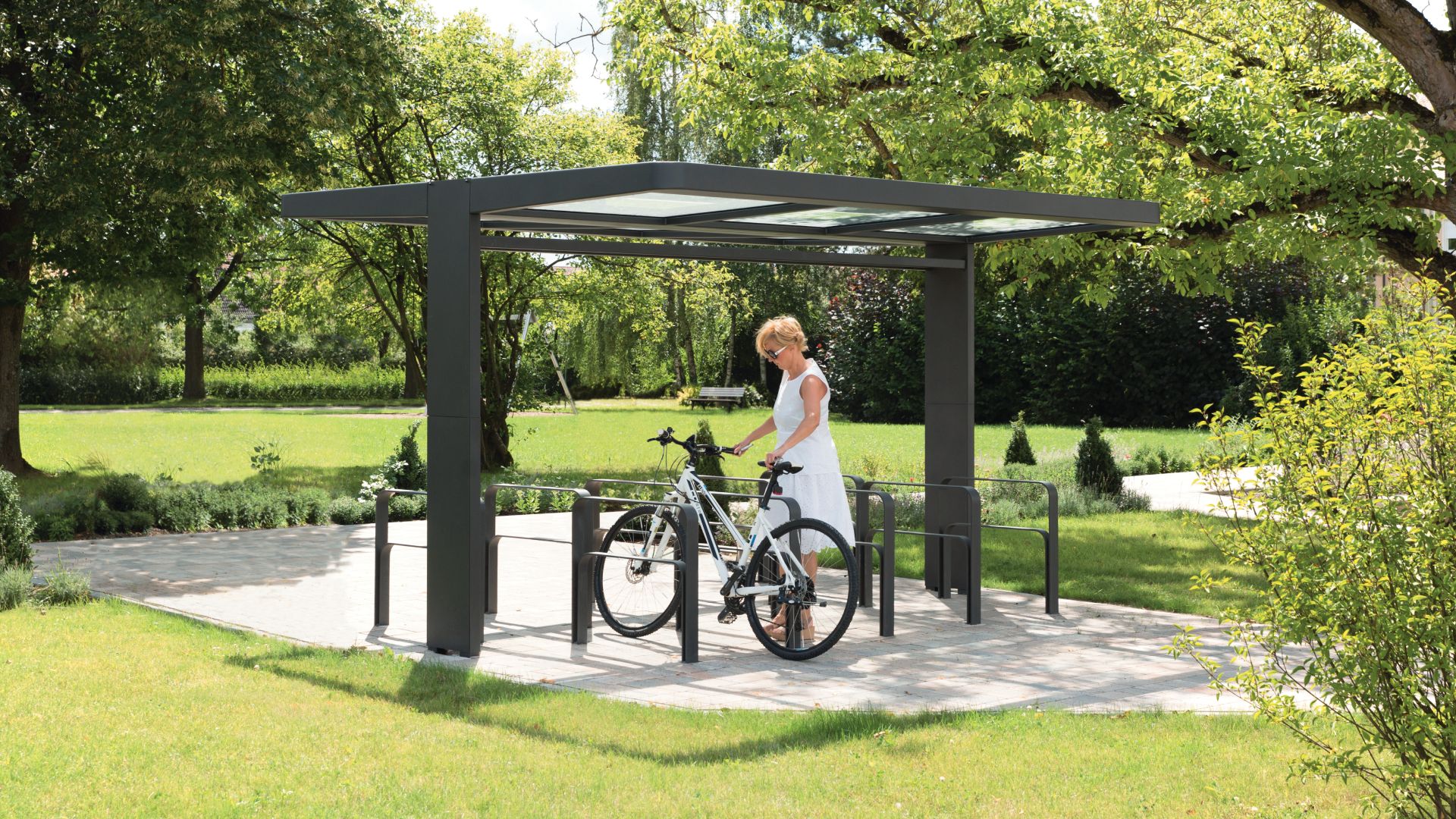 Fahrradständer Fahrradüberdachung