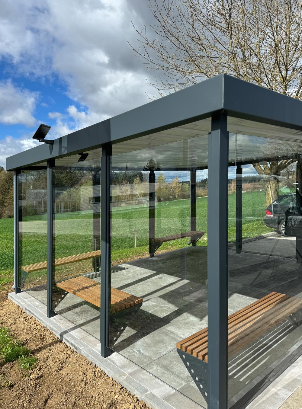 Raucherunterstand FLEXI-BOX in Roitham