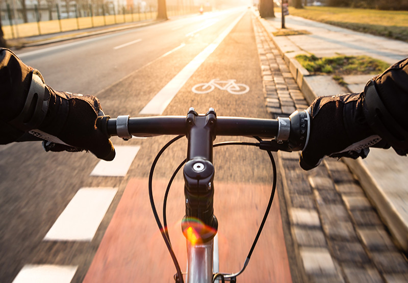So gestalten Sie sichere Radwege.