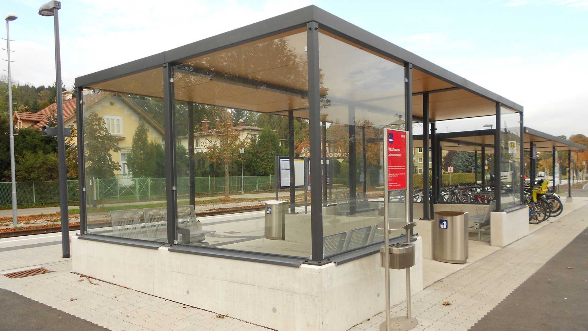 Fahrradüberdachung LUNA in Scheibbs