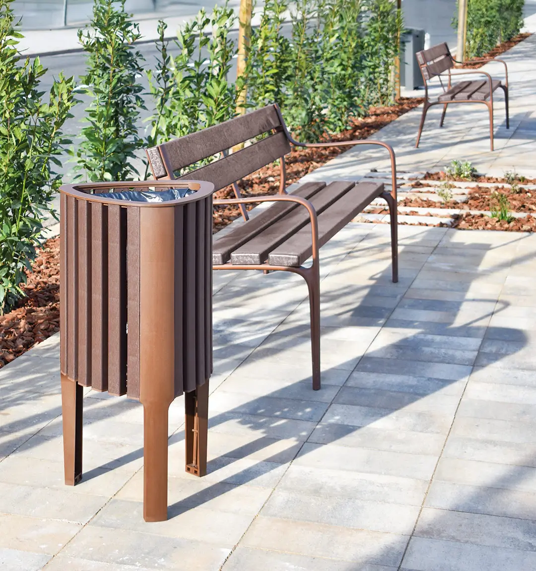 Abfallbehälter CITIZEN aus recyceltem Kunststoff