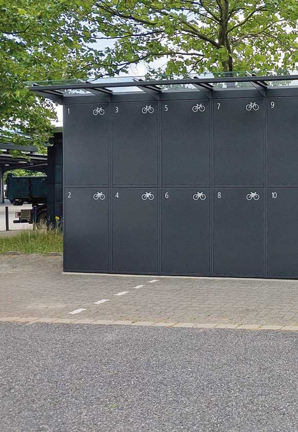 Fahrradgarage FULLERTON-E: hochwertig, langlebig und individualisierbar