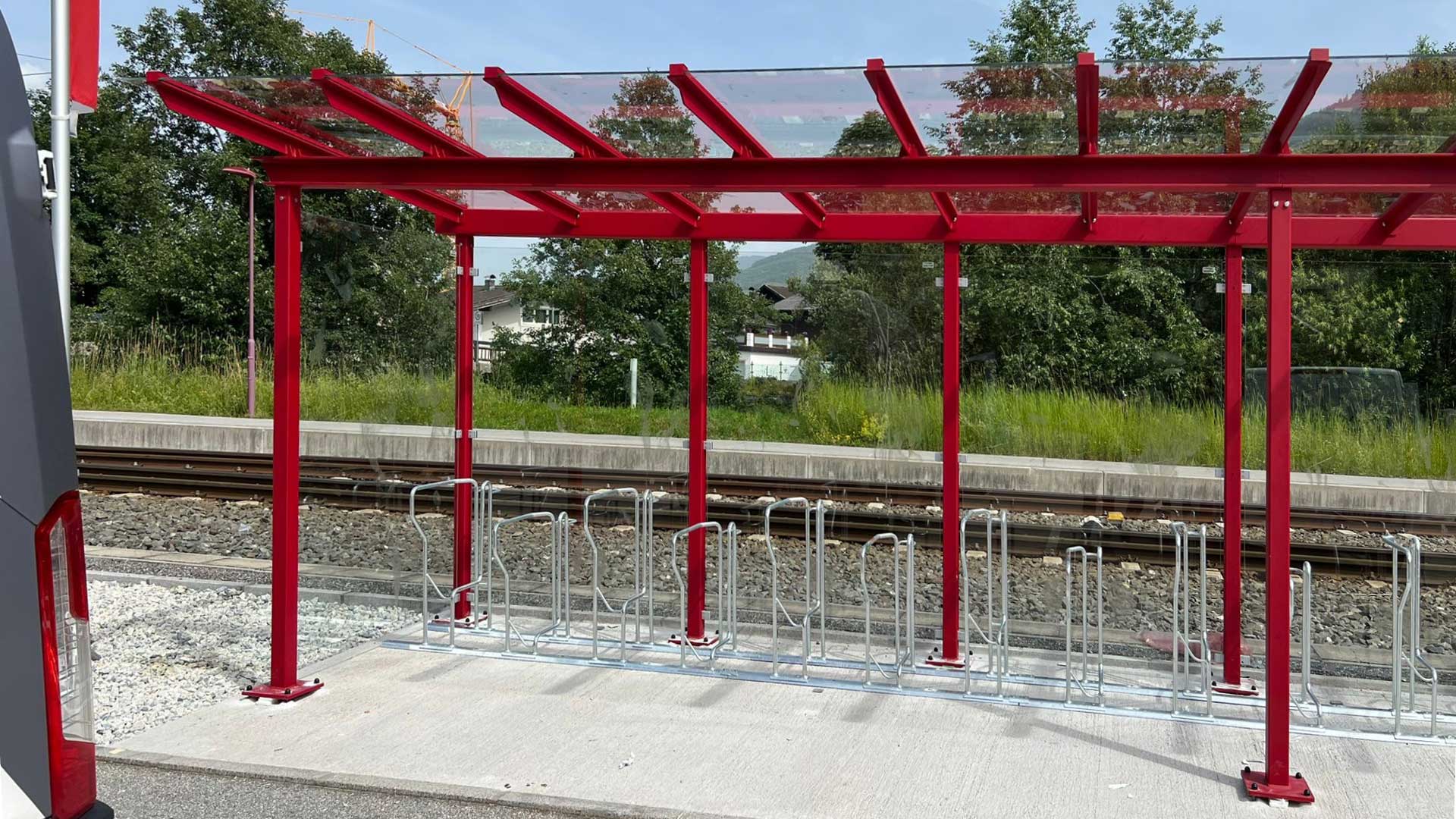 Fahrradüberdachung PEGASUS in Niedernsill