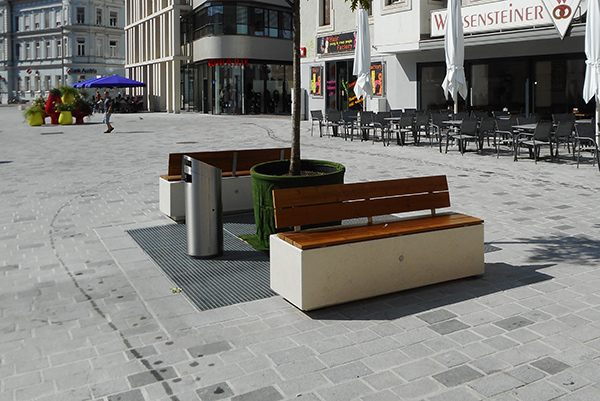 BELLITALIA-Produkte in der Innenstadt von Villach
