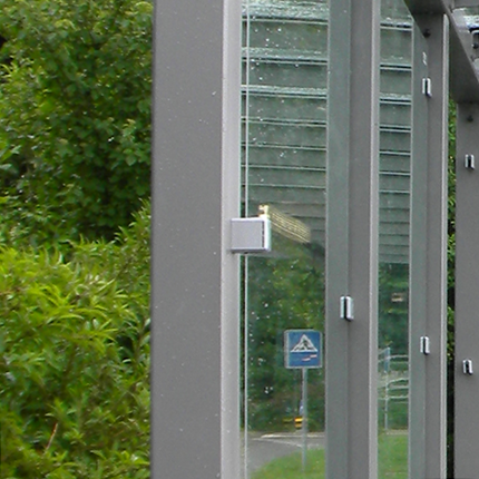 ESG-Klargas mit Glashalter