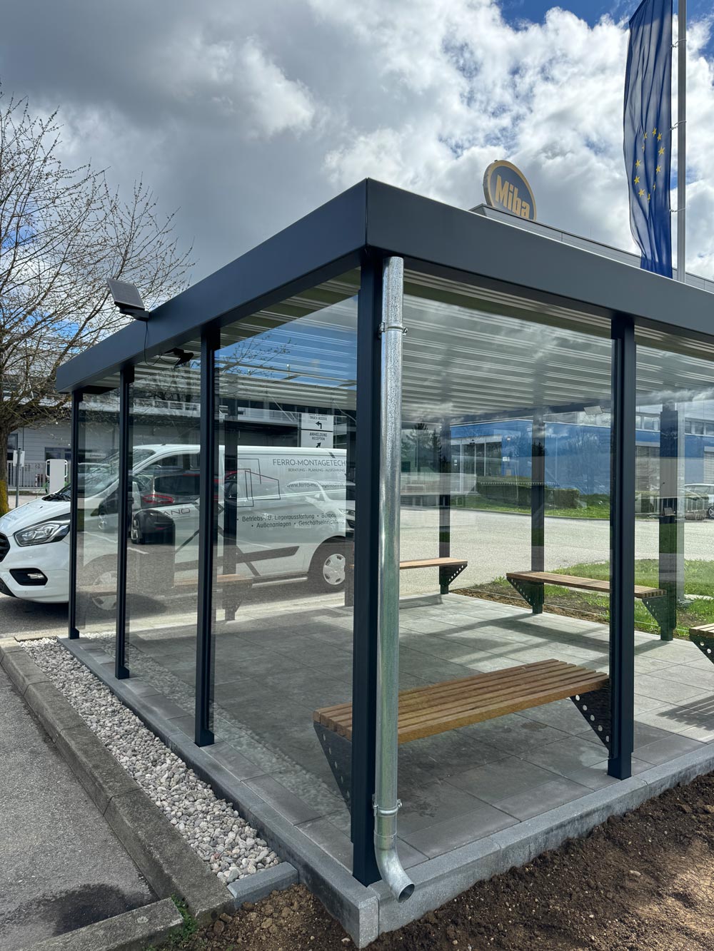 Raucherunterstand FLEXI-BOX in Roitham