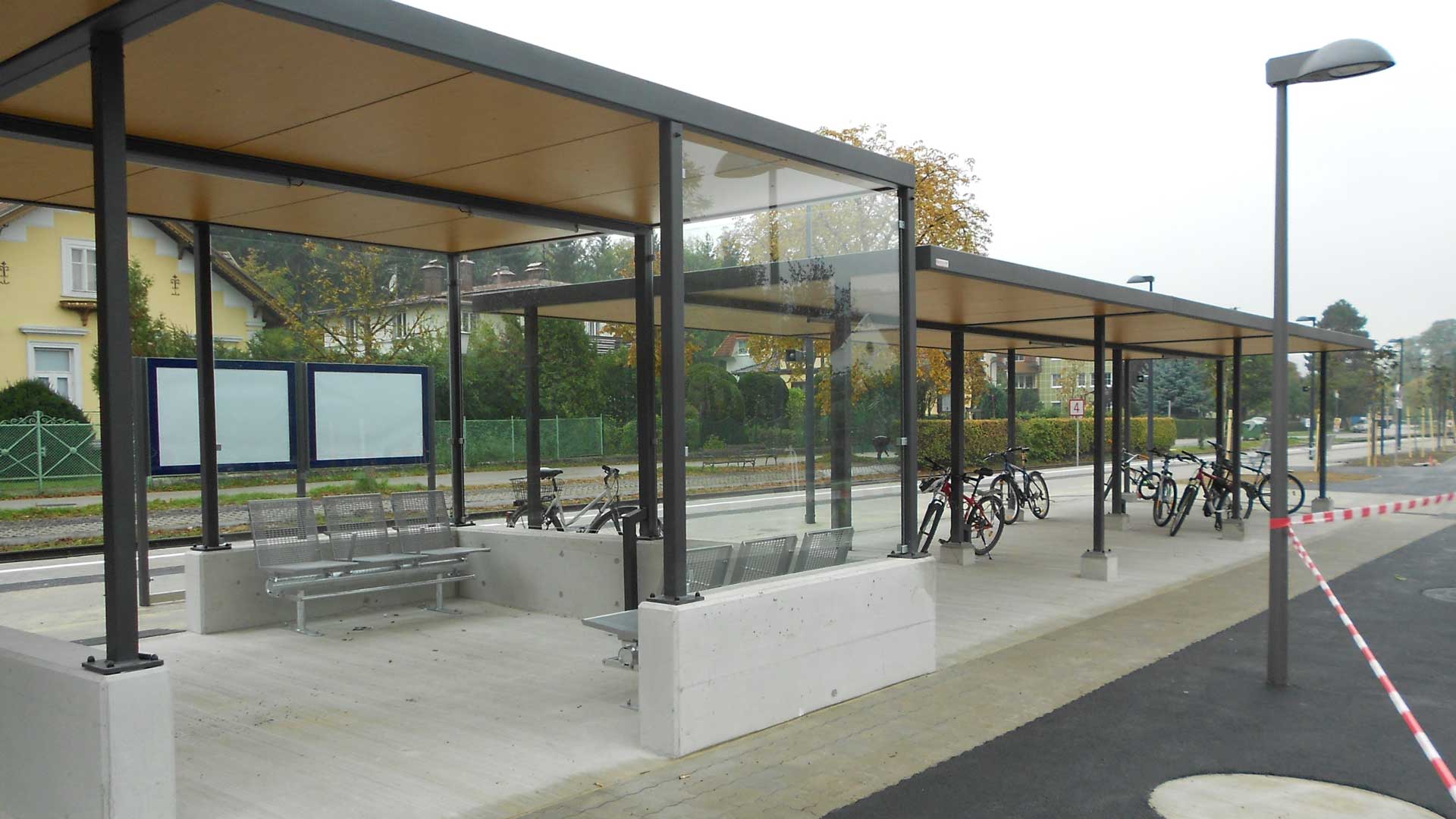 Fahrradüberdachung LUNA in Scheibbs