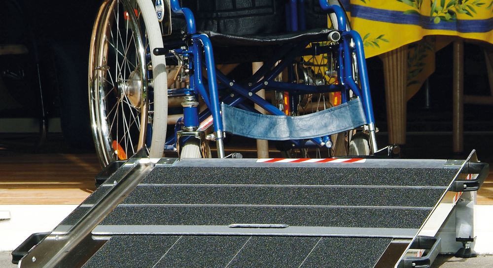 Rampe für den Rollstuhl