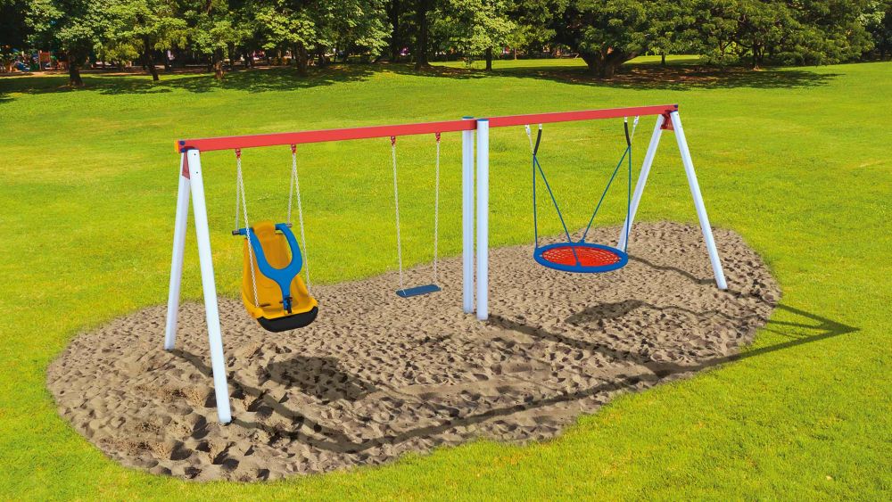 Schaukel WILMA von POZZA in der Draufsicht