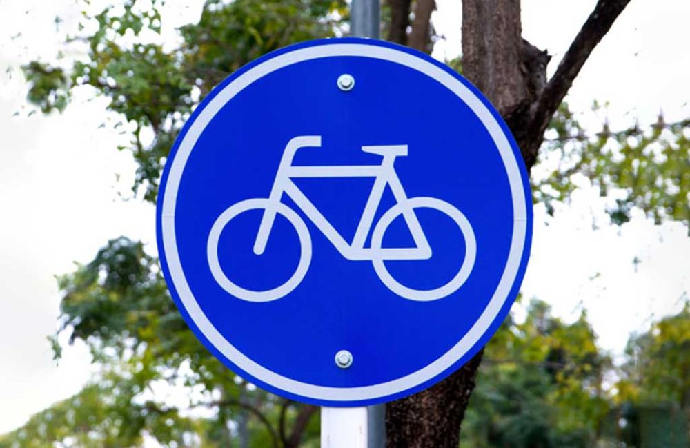 Fahrradweg Verkehrsschild