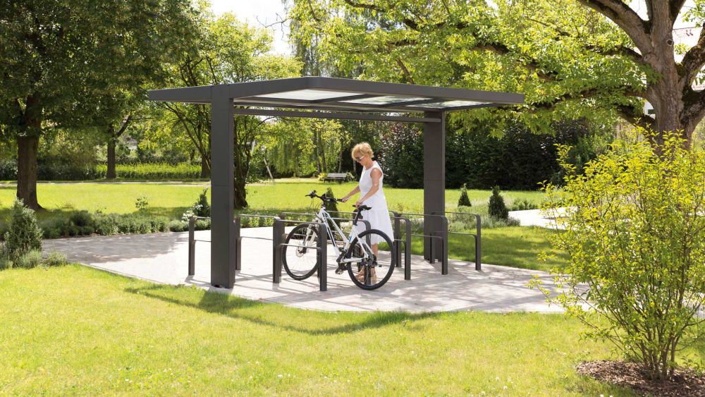 Fahrradständer Fahrradüberdachung