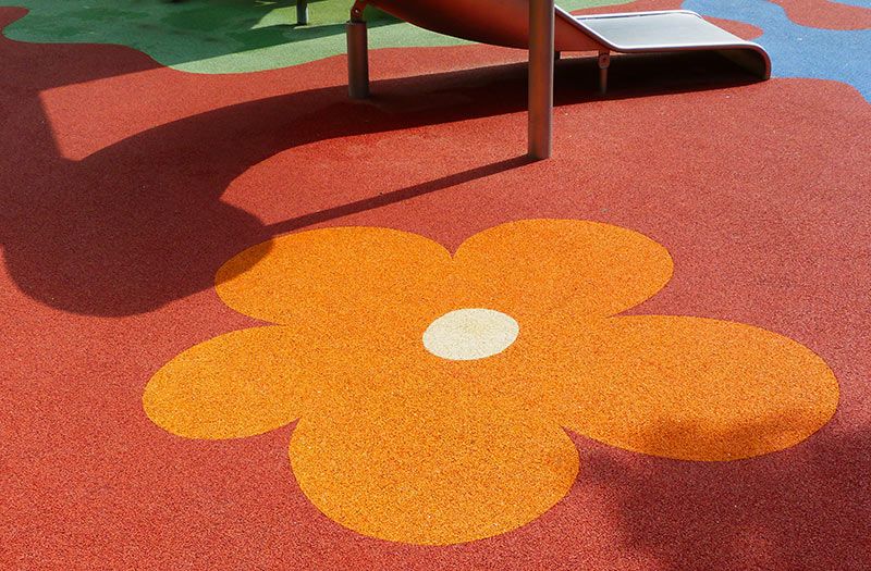 Bodenmaterialien für Spielplätze: Synthetischer Fallschutz